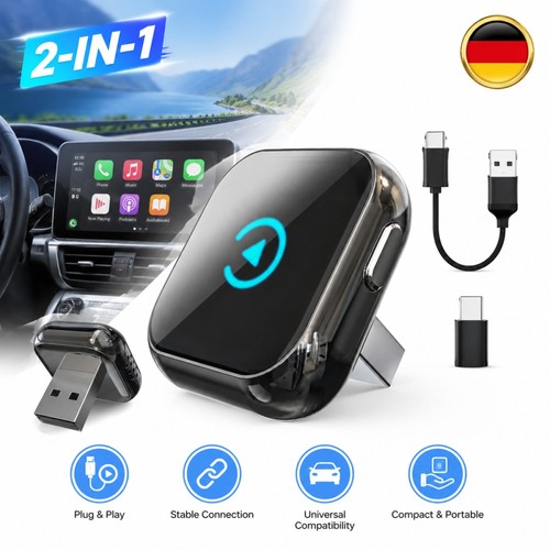 2in1 wireless carplay android - wireless,