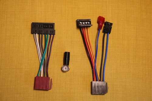 Mercedes radio adapter din - radio, adapter+